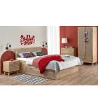 BORNEO 160 bed, ARTISAN OAK / BLACK order